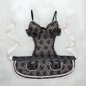 Victoria’s secret y2k French Maid Lingerie Apron New